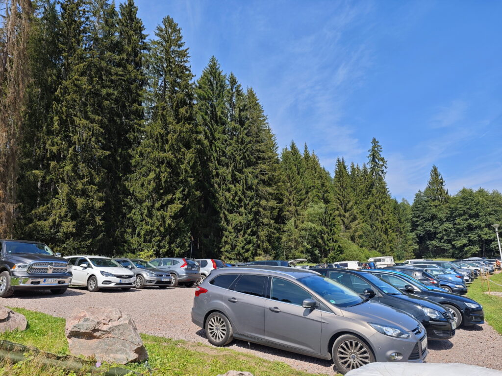 Nahe beim Titisee Parken - der Titisee Parkplatz beim Strandbad ist relativ günstig